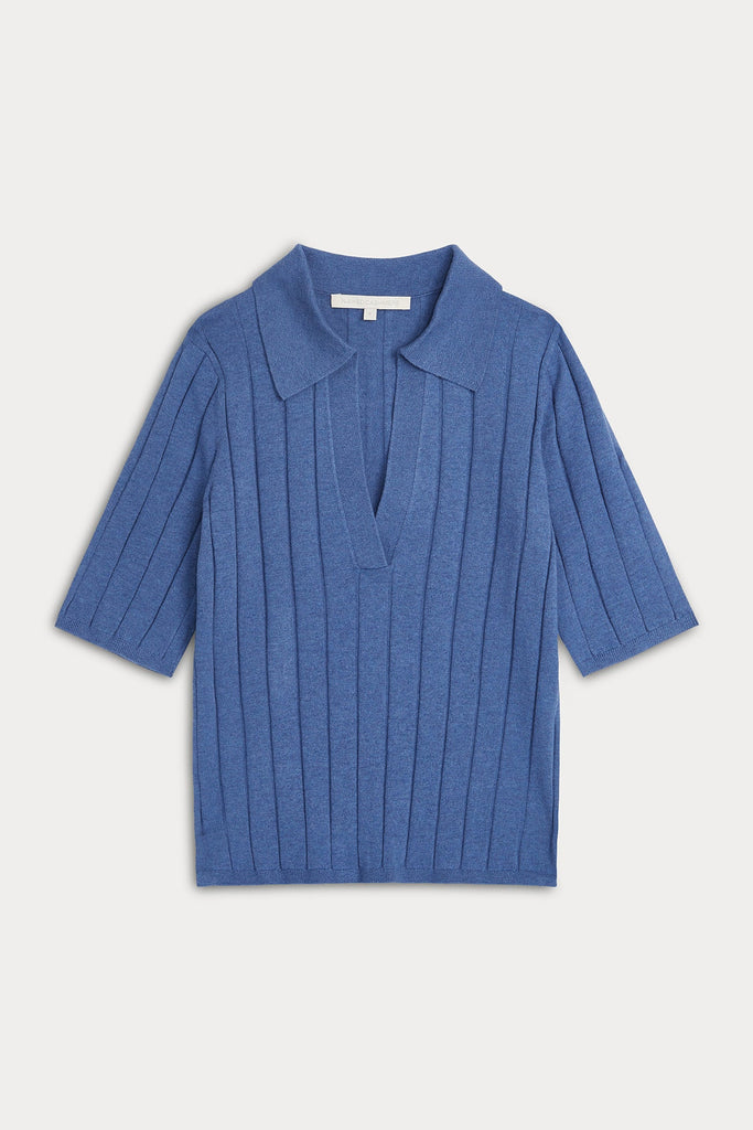 BLAIRE RIBBED POLO