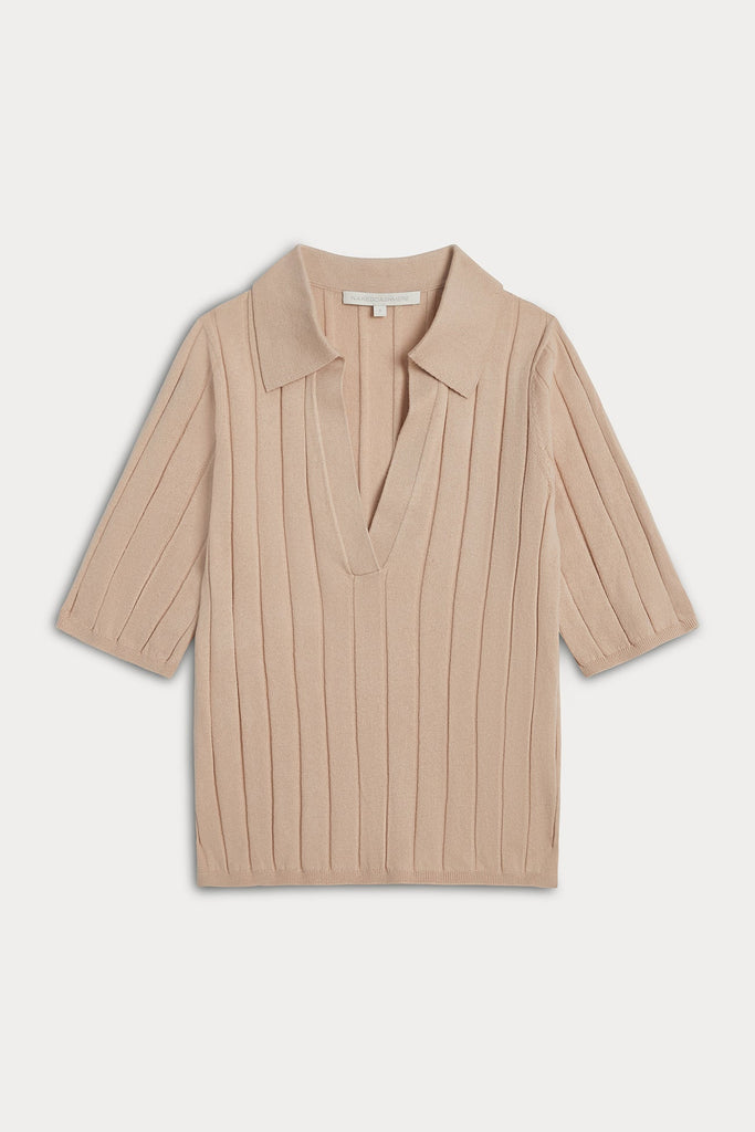 BLAIRE RIBBED POLO