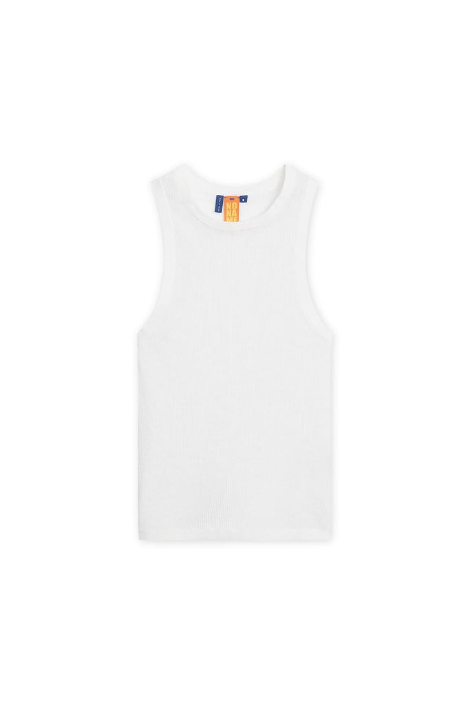 NONAME RIBBED HIGH NECK TANK
