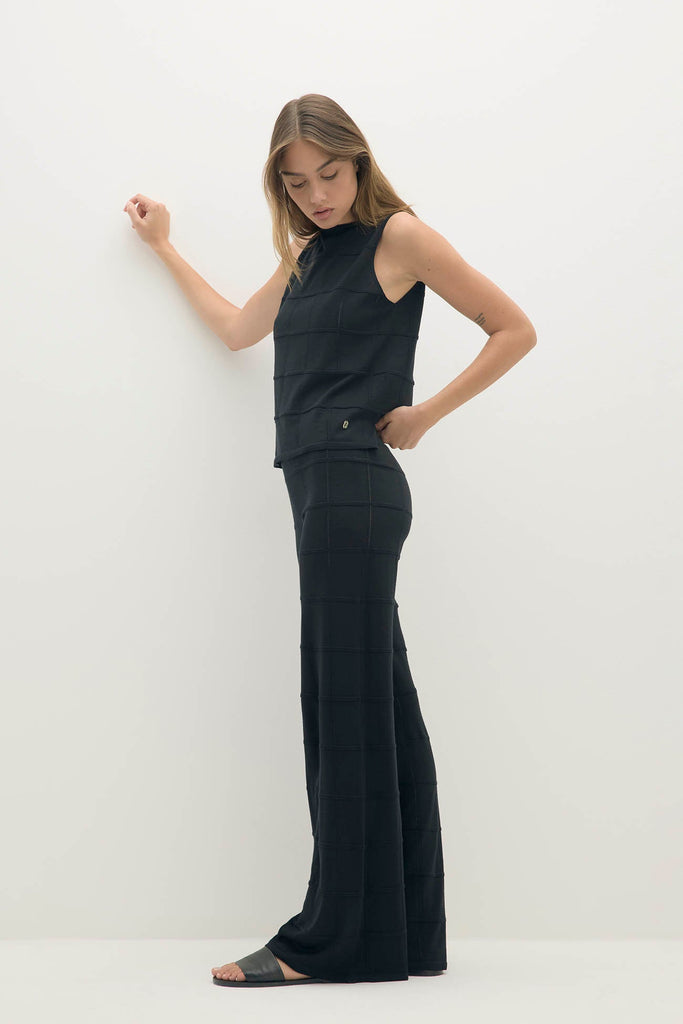 AMALFI MERINO BLEND WIDE-LEG PANT