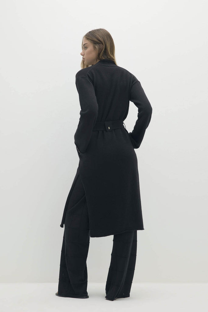 RIVIERA TIE-FRONT CASHMERE CARDIGAN