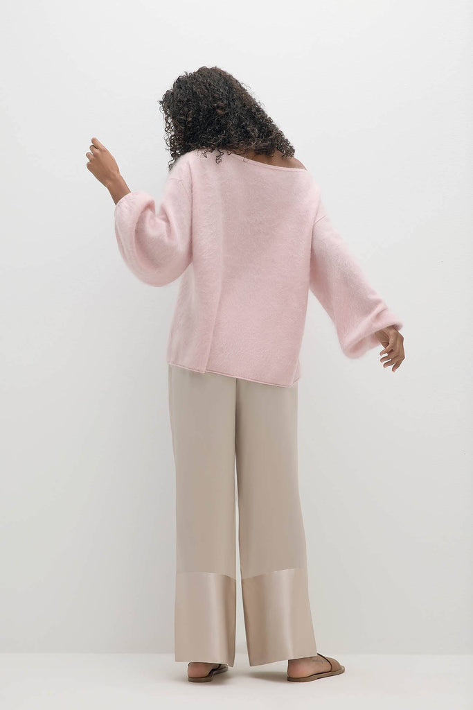 MOLLY SILK WIDE-LEG PANT