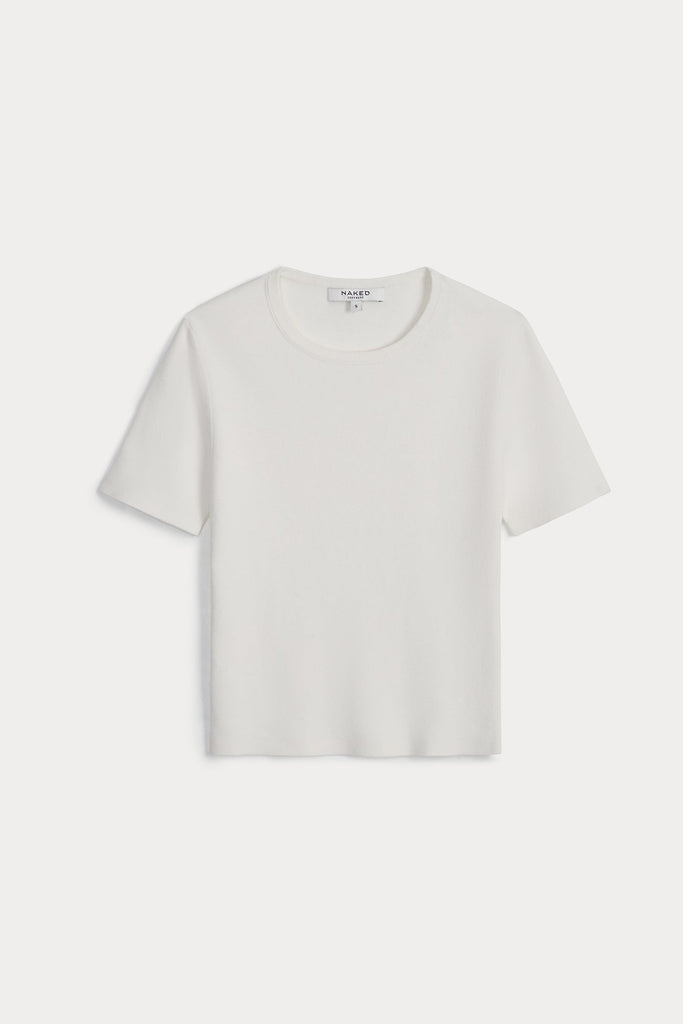 AMEY COTTON CASHMERE CREWNECK TEE