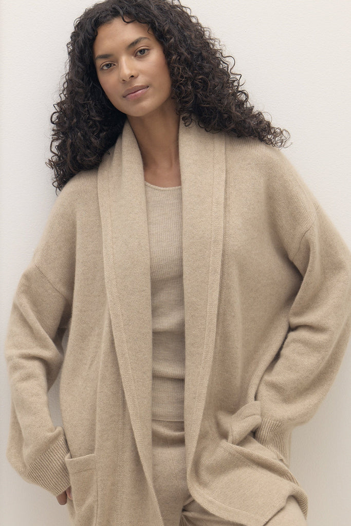 MIKA SHAWL CASHMERE CARDIGAN