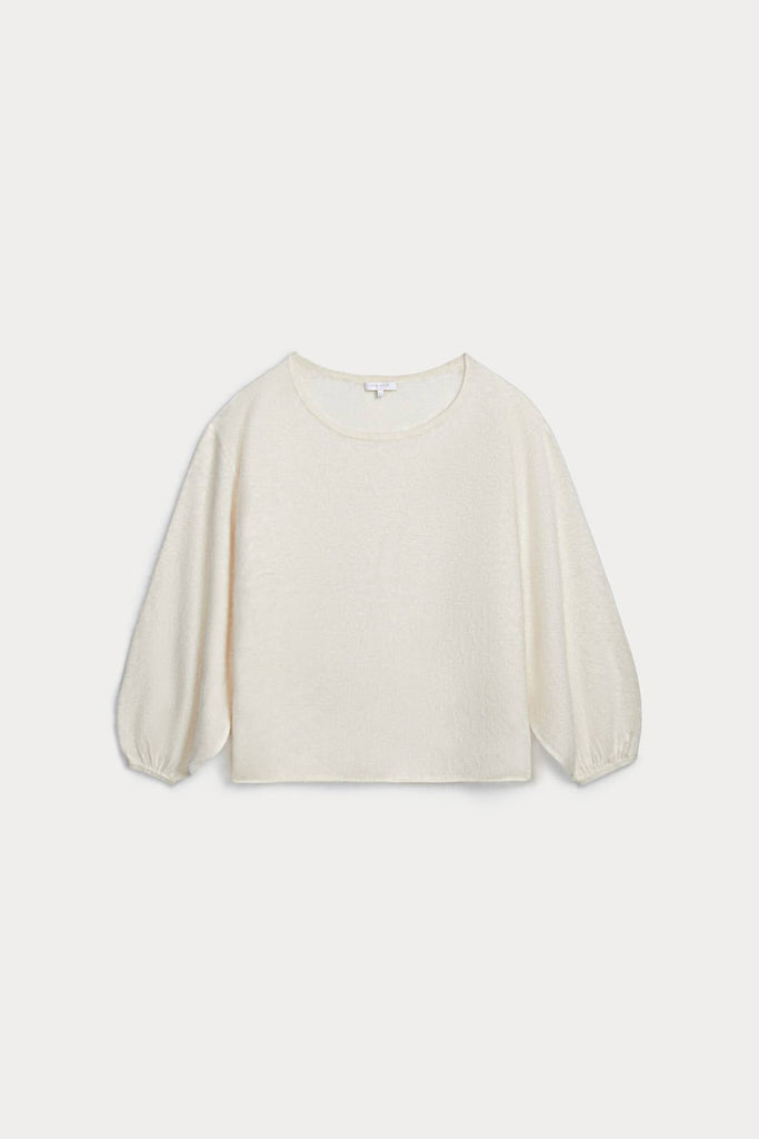 PENELOPE BRUSHED CASHMERE BOATNECK SWEATER