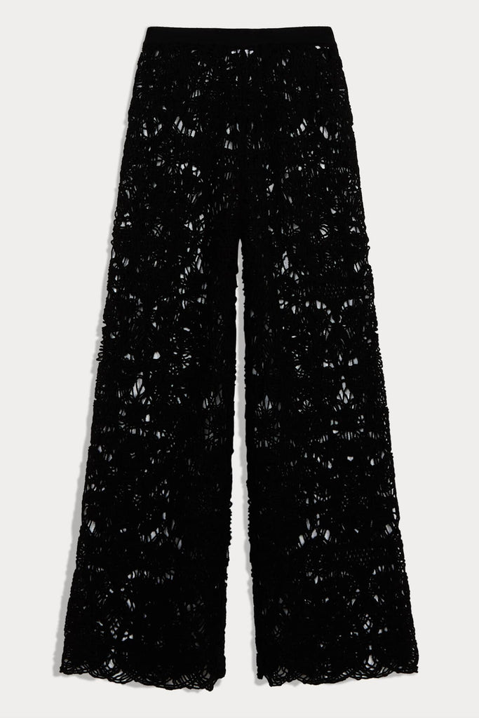 LORRAINE CROCHET CASHMERE BLEND PANT