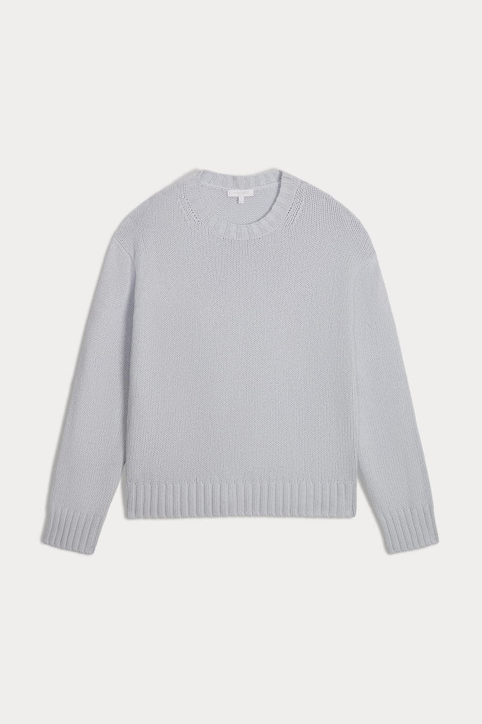 SHELLEY ORGANIC CASHMERE BLEND CREWNECK SWEATER