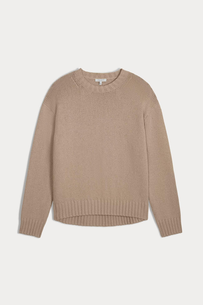 SHELLEY ORGANIC CASHMERE BLEND CREWNECK SWEATER