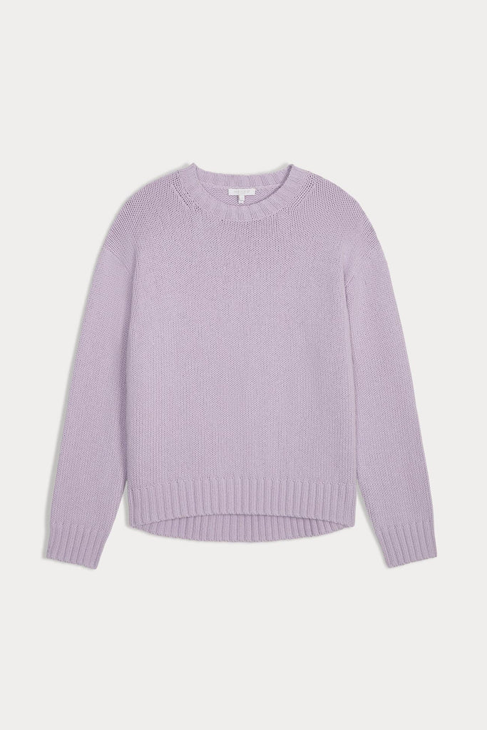 SHELLEY ORGANIC CASHMERE BLEND CREWNECK SWEATER