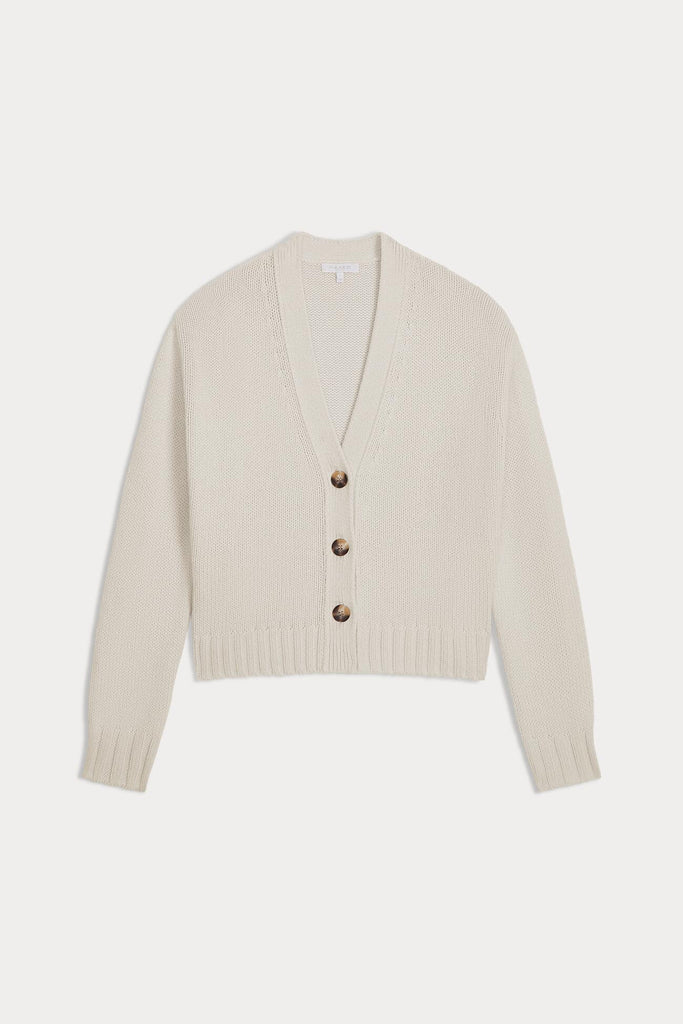 GENEVIEVE ORGANIC CASHMERE BLEND CARDIGAN