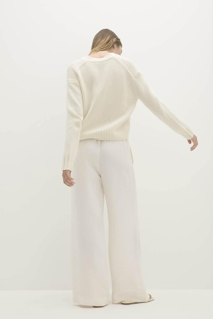 GENEVIEVE ORGANIC CASHMERE BLEND CARDIGAN