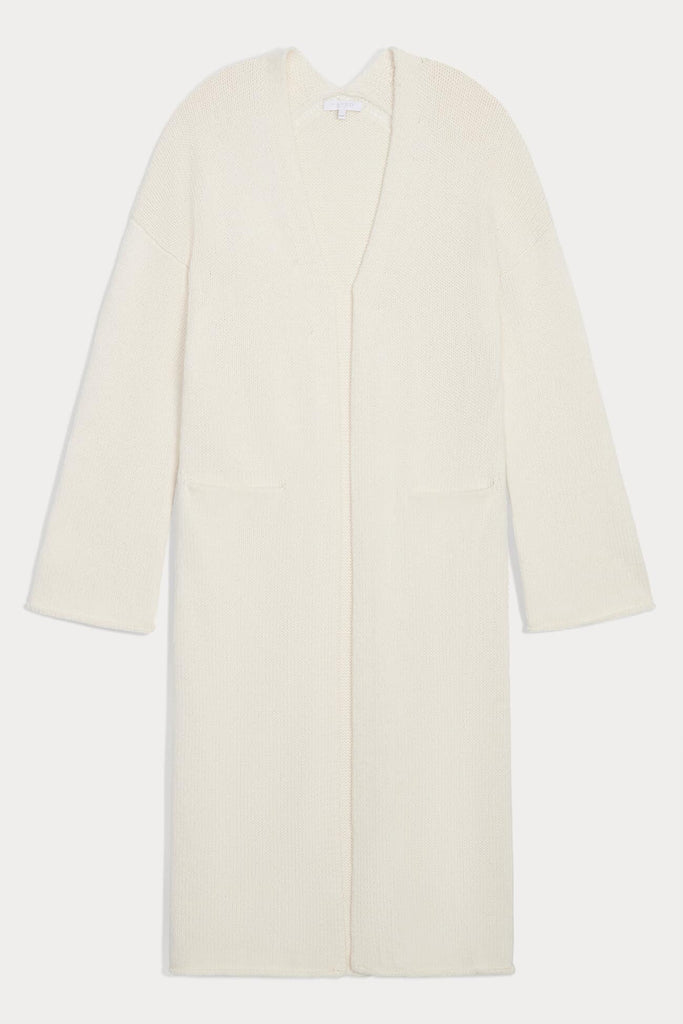 HARRIET LONGLINE ORGANIC CASHMERE BLEND CARDIGAN