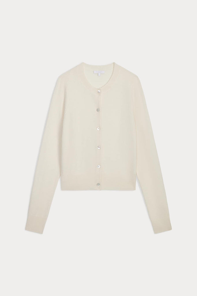 JAYLA BUTTON-UP CASHMERE CARDIGAN