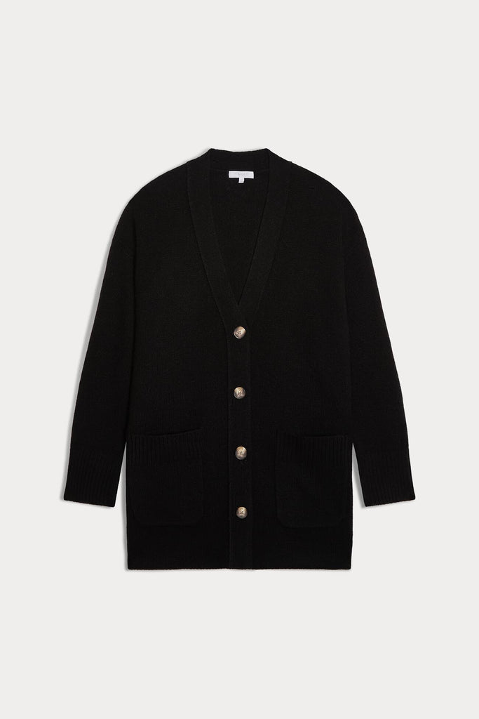 ADELINA BUTTON-UP CASHMERE CARDIGAN