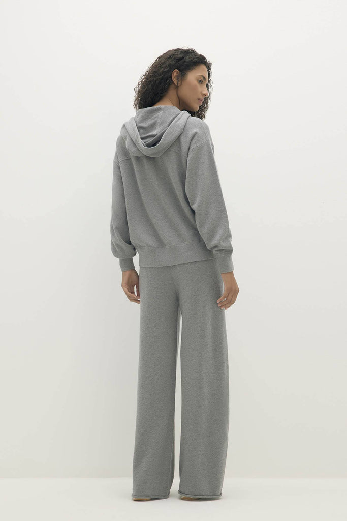 SERENA COTTON CASHMERE ZIP-UP HOODIE