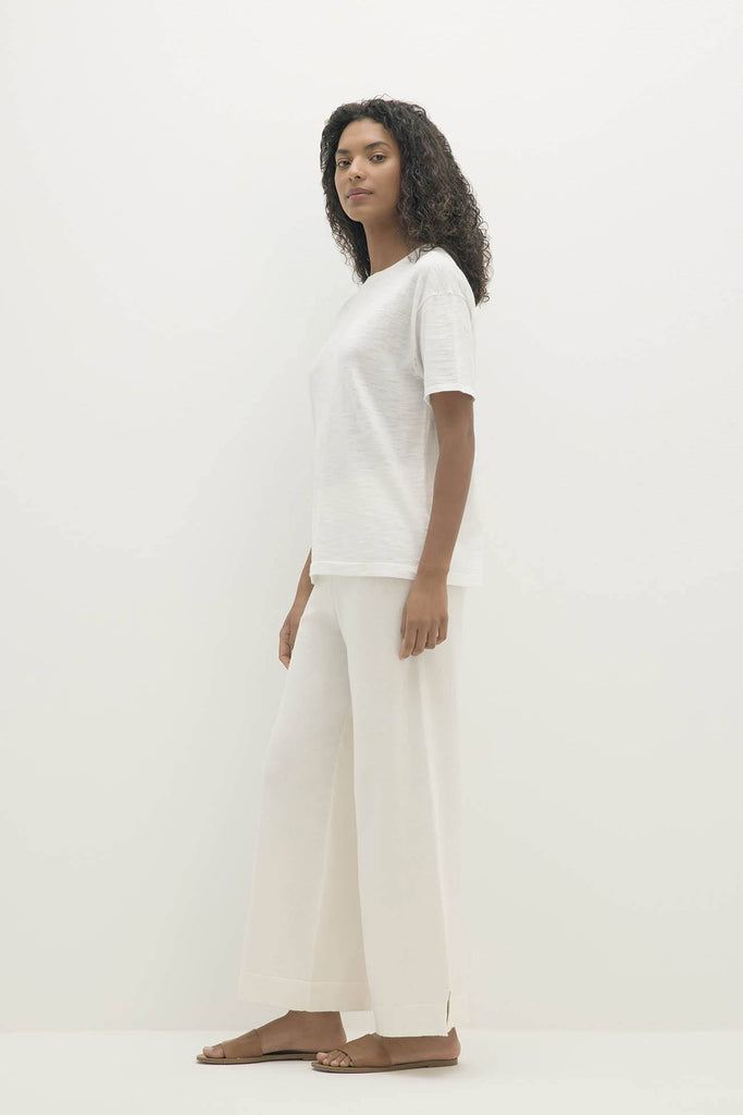 STACI ORGANIC COTTON BOYFRIEND CREWNECK TEE
