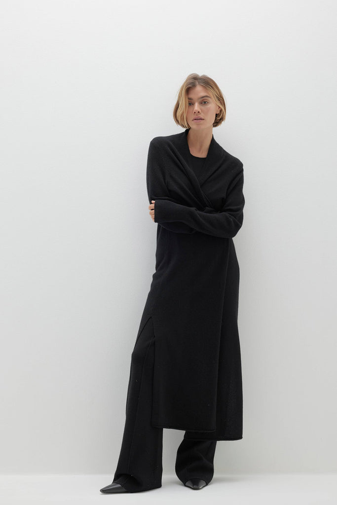 FAYE LONGLINE CASHMERE CARDIGAN