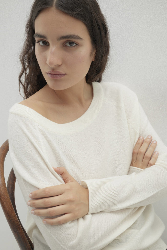 AZALEA CASHMERE BOATNECK SWEATER
