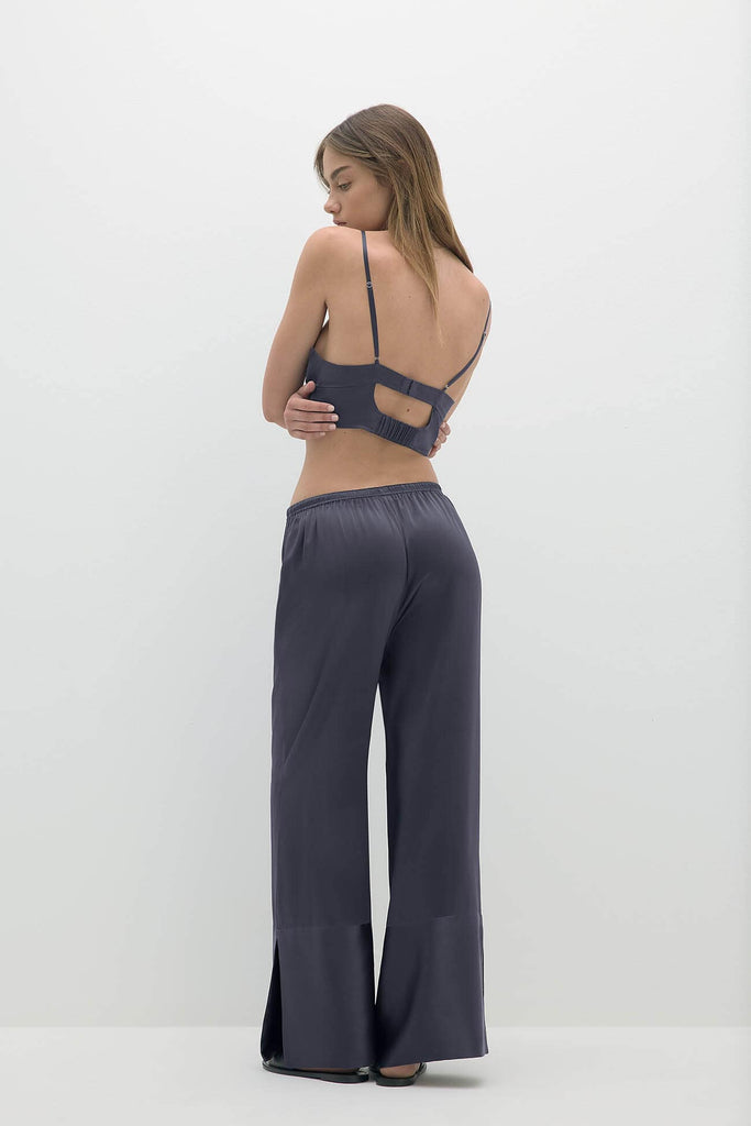 MOLLY SILK WIDE-LEG PANT