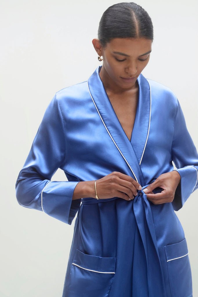 BRIGITTE SILK ROBE