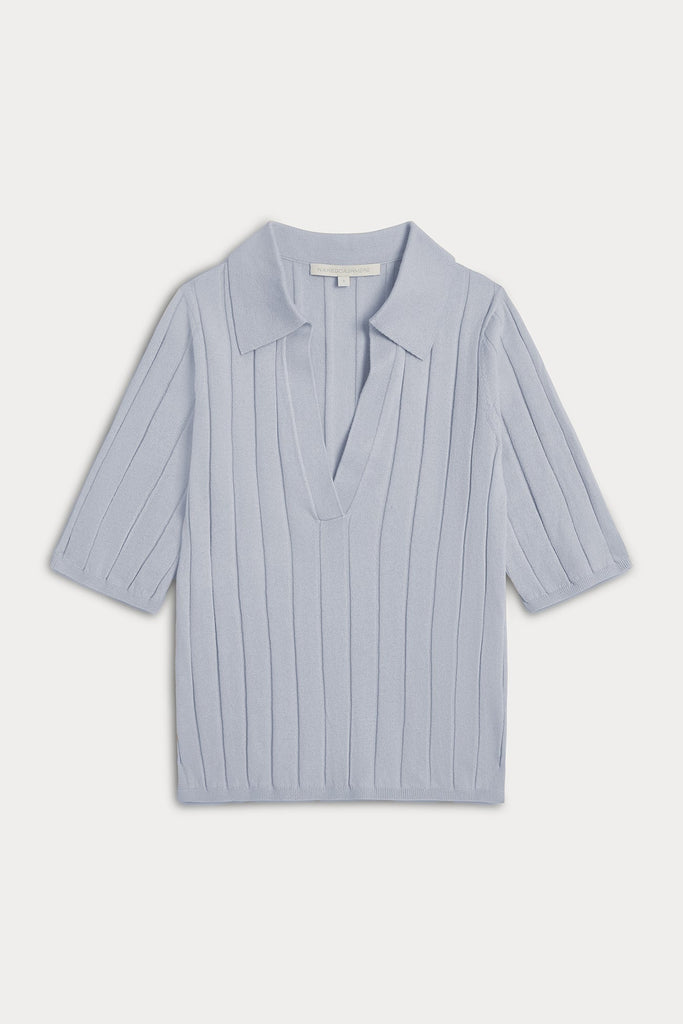 BLAIRE RIBBED POLO